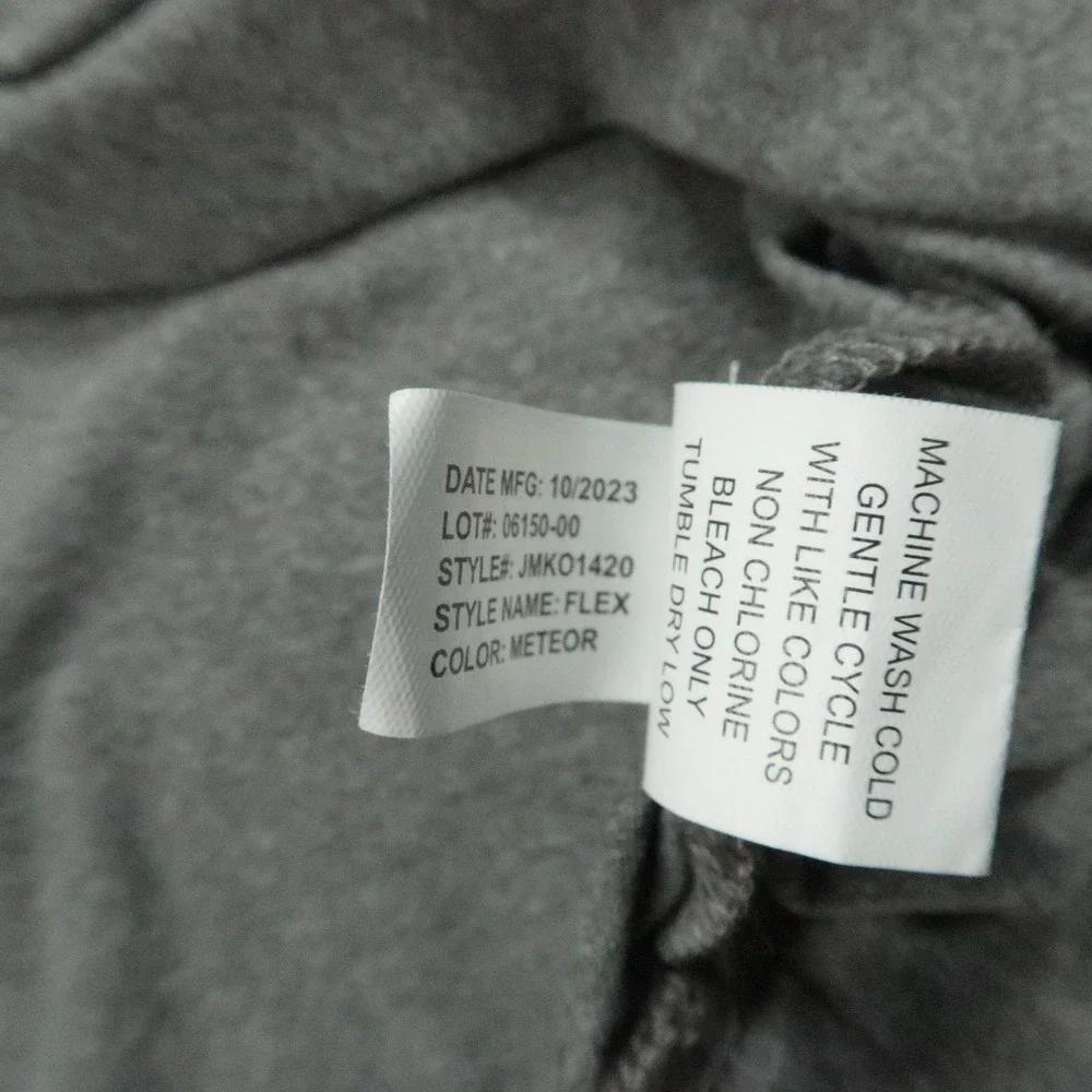 johnnie O Pullover Mens XXL Gray Flex Quarter Zip Pullover Quarter Athletic